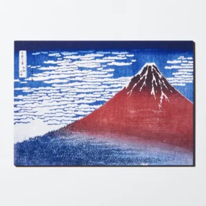 Carte postale japonaise en bois