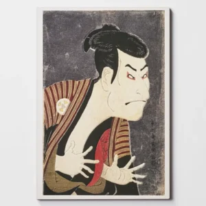 Carte postale japonaise en bois