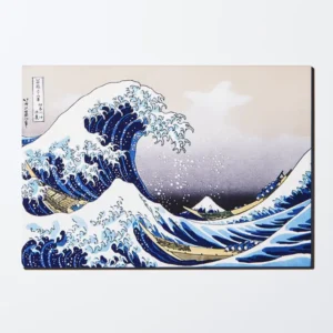 Carte postale japonaise en bois